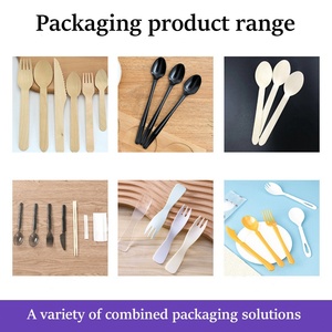 Tự Động Dòng Chảy Tăm Gói Bằng Gỗ Nhựa Dao Kéo Giấy Rơm Đũa Ướt Khăn Lau Khăn Ăn Gối Gói Máy - Product Image 6