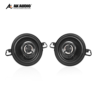 Prix compétitif d'usine AK-338 et haut-parleur de voiture peu commun de haute qualité Haut-parleur coaxial 2 voies de 3.5 pouces, audio de gamme complète de musique