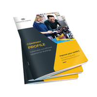 Brochure publicitaire, catalogue, magazine, dépliant plié en deux ou en trois, impression offset couleur personnalisée sur carton A4 pour entreprise