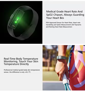 2025 Neu Ankunft 2208a Kunden spezifische medizinische Gesundheit Smart Wrist Band Silber Elektronische kunden spezifische Armbänder Smart Bracelet Gym - Product Image 2