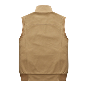 Men's Reversible Outdoor Practical Multiple Pockets Vest Jacket Two-side Cotton <strong>Sleeveless</strong> <strong>Coat</strong> - Product Image 5