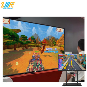 Cơ thể con người tương tác màn hình kỹ thuật số trò chơi trẻ em tương tác cảm biến kỹ thuật số trò chơi với màn hình LCD di động 65 inch - Product Image 6