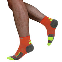 Chaussettes de sport professionnelles pour hommes en plein air Trail Running Antibactérien Silver Fiber Tendon d'Achille