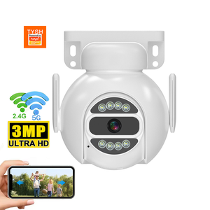 Cámara PTZ Inteligente WiFi TYSH Tuya, Cámara IP Inalámbrica para Exteriores con Detección Humana, Visión a Todo Color, 2.4g+5g, Compatible con WiFi6 - Product Image 1