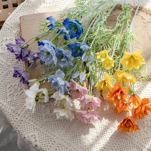 Nueva Oferta, 6 Cabezas de Flores Artificiales de Cosmos, Ramo de Flores de Cosmos para Decoración de Mesa del Hogar - Product Image 1