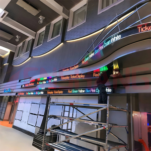 Bar cafe cửa hàng Mặt trận thương mại Dải <span class=keywords><strong>LED</strong></span> hiển thị linh hoạt mỏng tuyến tính cửa sổ tường trang trí năng động quảng cáo dẫn đăng ký Hội Đồng Quản Trị - Product Image 5