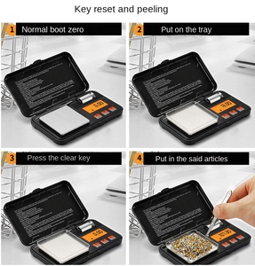 Großhandel Digital Smart Portable Mini Hochgenaue faltbare kommerzielle Edelstein Karat Diamant Schmuck Milligramm Edelstein Skala - Product Image 4