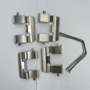 Antirumore anteriore e le clip si adattano alle pillole dei freni D1608 Kit di riparazione parti del freno automatico in acciaio inossidabile per ACURA 45022-SFE-J20 - Product Image 2