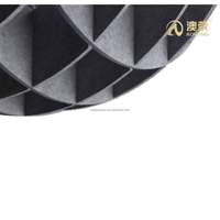 Conception de panneau acoustique insonorisé de grande taille en polyester de haute qualité