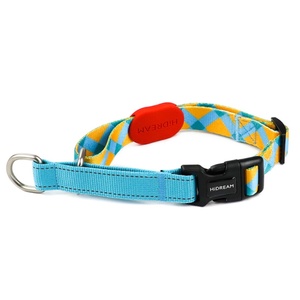 Hidream Buntes Hundehalsband & Leine für Golden Retriever Kleine/Mittelgroße/Große Hunde Halbes P-Halsband Modell HD001001 Hergestellt in China - Product Image 1