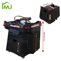 Bac à shampoing mobile pour salon de coiffure, sans plomberie, lavabo portable japonais pour spa capillaire avec réservoir d'eau