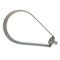Support de tuyau en acier au carbone galvanisé en forme de poire avec anneau pivotant FM & UL, personnalisable OEM, prix usine
