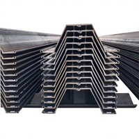 Fabricación en Fábrica, Suministro de Tablestacas de Acero Laminadas en Frío Tipo Ligero Q235B EH32 Estándar ASTM de 6m, 9m y 12m para Construcción