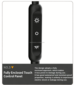 Lámparas de Escritorio Ajustables <span class=keywords><strong>para</strong></span> <span class=keywords><strong>el</strong></span> Hogar, Lámpara de Uñas con Clip y <span class=keywords><strong>Brazo</strong></span> Flexible <span class=keywords><strong>para</strong></span> Salón de Belleza, CRI 95, Luz de Luna <span class=keywords><strong>para</strong></span> Maquillaje LED y Fotografía - Product Image 6