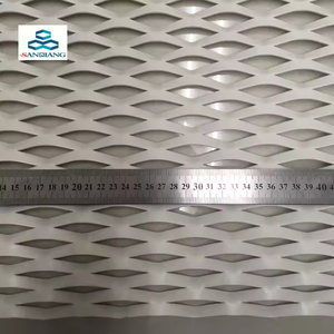 Mạ kẽm kim loại mở rộng lưới màn hình dây lưới tấm trong đồng bằng Dệt Phong cách kỹ thuật đục lỗ - Product Image 2