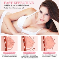 Soins des seins Patch d'amélioration des seins Oem Provitate Label Hydrogel Masque raffermissant pour les seins Patch de collagène lissant anti-relâchement