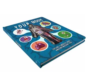 Anatomie Van Het Menselijk Lichaam In Het Engels Populair Wetenschappelijk Boek 3d Prentenboek Voor Vroeg Onderwijs Boek Voor Kind Vj-Drop