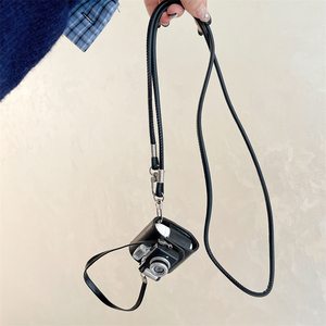 3D Camera Shaped PU Leather Case for Apple Airpods 1 2 3 Pro 2 Charging <strong>Bag</strong> Hanging Rope Wireless <strong>Earphone</strong> Cover for Airpods 4 - Product Image 5