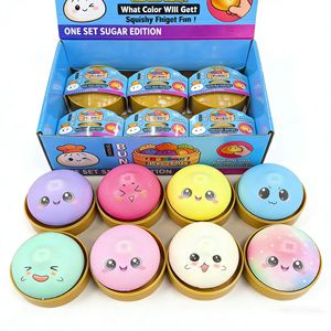 Jouet de bureau extensible en forme de boulette géante scintillante, boulettes colorées anti-stress, jouet sensoriel fidget, jouet squishy en forme de boulette - Product Image 6