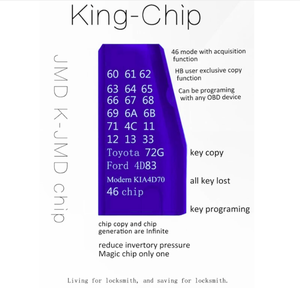 Puce de transpondeur <span class=keywords><strong>bleu</strong></span> Super King handy baby JMD pour 46 48 4C 4D G puce pour handy baby - Product Image 6