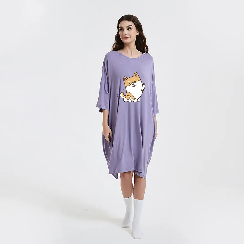 purple sleepwear