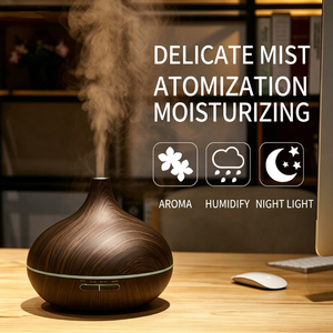 Portable Plastic USB Powered Essential <b>Oil</b> <b>Diffuser</b> with App-Controlled Timer & Remote Household Use 550ml Capacity - Product Image 4