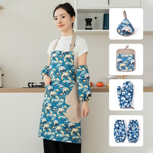 Juego de Delantales de Lona Unisex Profesionales con Guantes y Toalla para Uso en Restaurantes, Cafeterías y Cocinas - Product Image 6