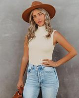 Nouveau débardeur côtelé sans manches pour femme, brodé personnalisé, de haute qualité, avec blocs de couleur, style chemise tricotée