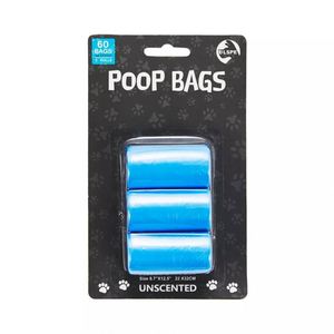 Vente d'usine – Sacs à déjections canines de luxe écologiques en plastique, multicolores, parfum fruité, pour l'élimination des déchets d'animaux, utilisation extérieure, logo personnalisé - Product Image 1