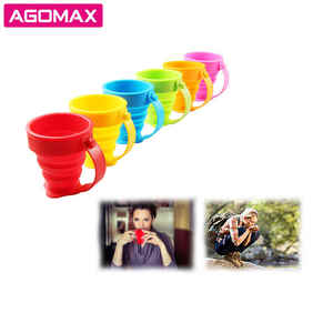 Portable Eco Friendly Travel Camping Outdoor Silicone Pliable Water Cup - Product Image 6