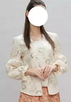 Malaisie Baju Kurung Femme Musulmane Modeste Ensemble 2 Pièces Broderie Florale Paillettes Haut Jupe Longue Personnalisable ODM OEM Vente en Gros et Petites Commandes