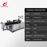 Machine automatique compacte de fabrication et de scellage de sacs, prête à être expédiée, pour aliments en boîte et articles ménagers