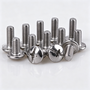 Tornillo de máquina de cabeza alomada con ranura cruzada GB818 de acero inoxidable, zincado, grado 4.8, M3-M8, directo de fábrica - Product Image 4