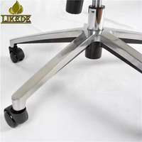 Base de chaise pivotante 5 étoiles en fer robuste, réglable en hauteur, avec pieds en métal modernes pour hôtel, chambre, appartement, extérieur, salon