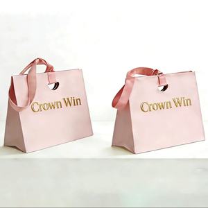 Customized Eco-Friendly Art Handheld Perforated Luxury Bags Handle for Clothing Store Gifts Shopping Cosmetic Souvenir Packaging - Product Image 4