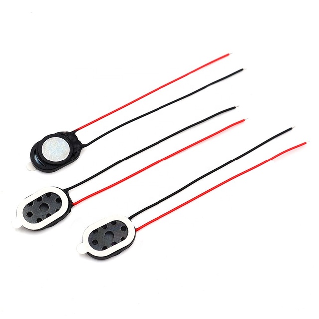 15*10MM 8 Ohm 1W 0.5 Watt Oval Shape Full Range Miniature Speaker with Wire 1510 8R 0.5W Plastic Internal Magnetic Loudspeaker