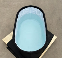 Bain de glace gonflable plongeant froid Baignoire portable Bain de glace ovale à vendre