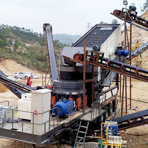 Hiệu quả cao di động đá Granite Máy Nghiền hình nón 110th loại bánh xe đá di động hình nón nghiền và sàng lọc nhà máy để bán - Product Image 3