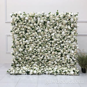 Offre Spéciale GNW Personnalisation à la demande Arrangement de mariage artificiel Tissu Fleur <span class=keywords><strong>Fond</strong></span> de mur Inodore Joli et naturel - Product Image 1