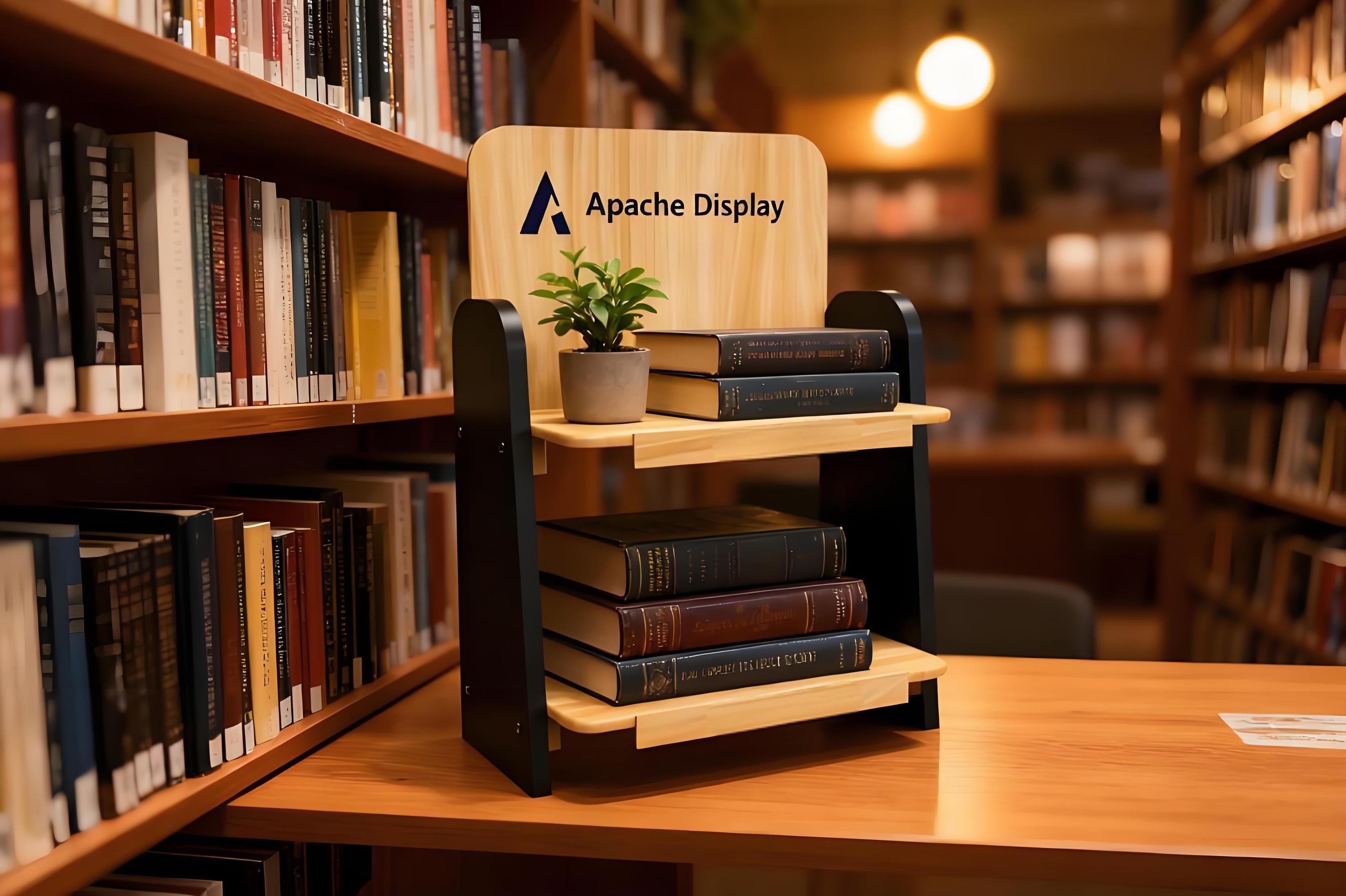 Apache Custom Wood Counter Display Stand Racks for Retail Store & Supermarket Supplies Supermarket Shelves — view 3