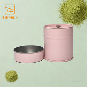 Großhandel Lebensmittelechte 30g Matcha-Dose Luftdicht Doppeldeckel Matcha-Pulver-Dose Matt Rosa Matcha-Tee-Dose - Product Image 2