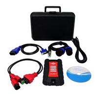 Outil de diagnostic In Line 7 5572620 5299899 Scanner de moteur de camion diesel Adaptateur de liaison de données Kit de diagnostic Compatible avec Cummins