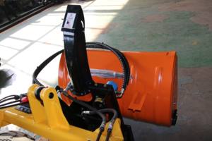 آلة إزالة الثلوج الصينية الجديدة ذات العجلات بقوة 23 حصان تعمل بالبنزين مثبتة على لودر صغير - Product Image 3