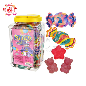Embalaje de concha de caramelo mixto Oso de goma y caramelo de goma suave en forma de estrella - Product Image 1