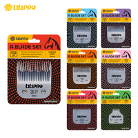 LILIPRO Acier inoxydable 5/8N 0.8mm A5 Lame de coupe-pattes de chien de remplacement pour rasoir de poils d'animaux Accessoires pour la coupe de fourrure de pied de chaton