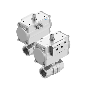 DN 15 20 25 32 40 50 63 DN15 DN20 DN25 DN32 DN40 DN50 DN63 วาล์วบอลทองเหลืองอุตสาหกรรม VAPB ของ FESTO และ DN 15 20 - Product Image 3