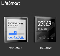 Interrupteur intelligent sans fil Nature Mini LS226 avec écran tactile, panneau de contrôle domotique, 240V 16A, sans prise AC