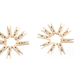 2.5 cm Mini Natural <strong>Wooden</strong> <strong>Pegs</strong> - Product Image 3
