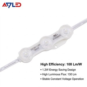 Module LED 120LM/W 2835 12V pour enseignes, module LED haute puissance 1,2W, module à injection 3 LED, IP68, éclairage pour caisson lumineux - Product Image 2