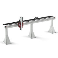 Rail linéaire de robot GUDEL ZP-2 de haute précision avec robot industriel KUKA pour la manutention et le positionnement